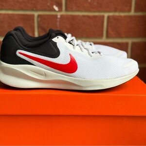 Nike Revolution 7 White Red Black New Sneakers Running Shoes